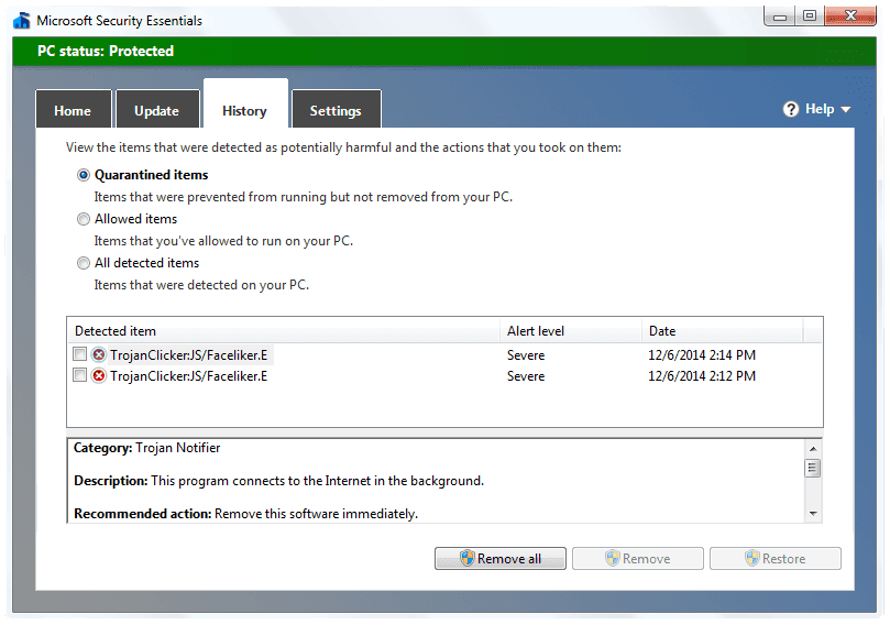 Microsoft Security Essentials