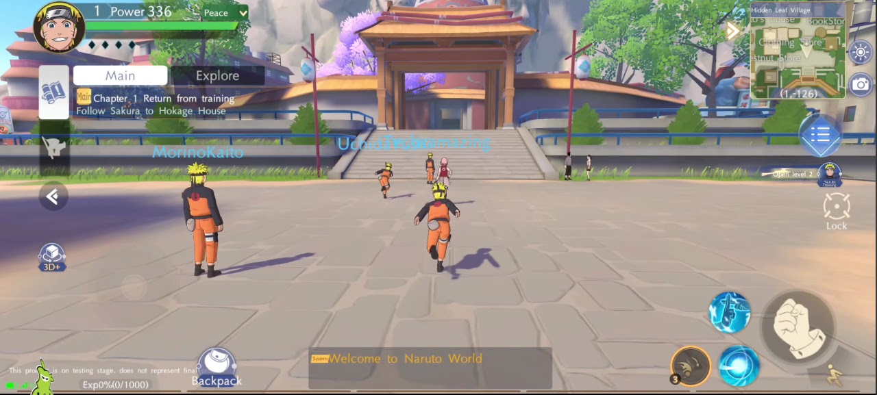 Naruto slugfest x (O jogo mundo aberto de naruto em 3d )Para