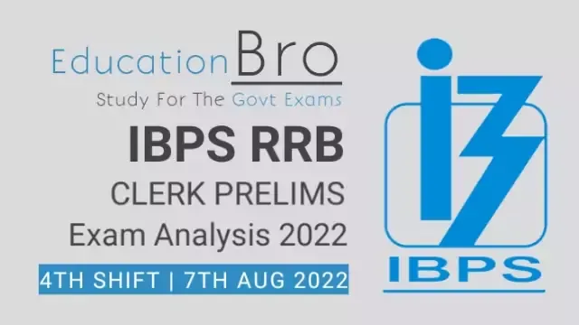 ibps-rrb-clerk-prelims-exam-analysis-7th-august-2022-4th-slot-review