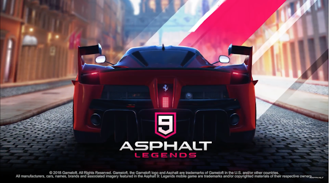 تحميل لعبة السيارات الرهيبة و الرائعة ASPHALT 9 : LEGENDS