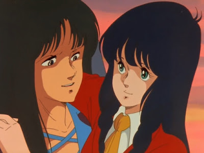 Minmay reunites with her cousin, Kaifun - aka, The Most Annoying Character Ever.