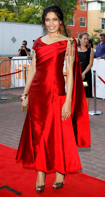 Freida pinto visit @ Miral premiere during 2010 Toronto Intl Film Festival