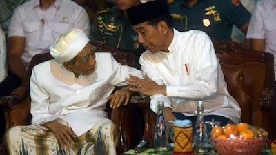 Acara Jokowi Maimun Zubair Salah Sebut Prabowo Jadi Pemimpin