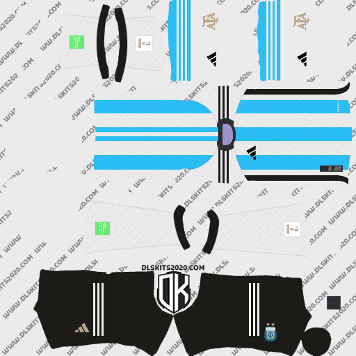 Argentina DLS Kits 2022 Adidas World Cup - Dream League Soccer 2023 (Home)