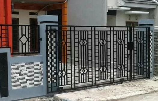  Contoh  Gambar  Desain  dan Bentuk Pagar  Rumah  Minimalis  