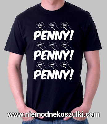 koszulka Knock, knock, knock, PENNY! teoria wielkiego podrywu