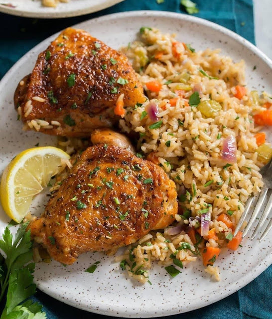 Baked Chicken And Rice