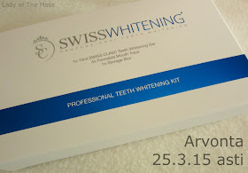 hampaidenvalkaisu, teeth whitening, swiss whitening, arvonta, giveaway