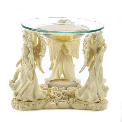 Gifts & Decor Angelic Trio Candle Holder Oil Warmer Home Fragrance 