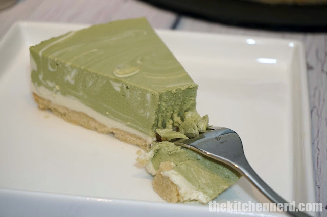 No-Bake Matcha Tofu Cheesecake | The Kitchen Nerd