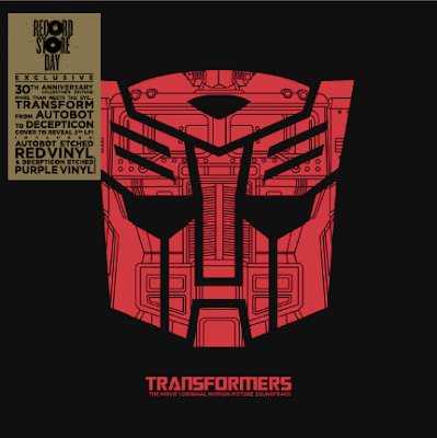 Black Friday Exclusive Transformers Soundtrack 30th Anniversary 2xLP Soundtrack Album