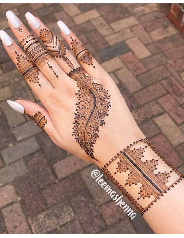 Modern Mehndi Design