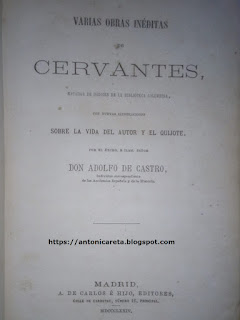 Obras Inéditas de Cervantes