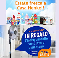 Promozione Casa Henkel ti regala il Ventilatore a Piantana Beper