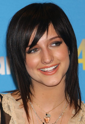 ashlee simpson short hair. Cute short black hairstyle