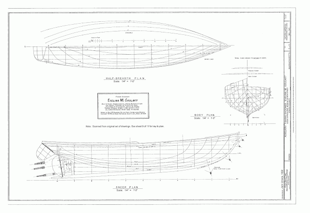 free ship plan  Auxiliary Fishing Schooner Evelina M. Goulart model ship building