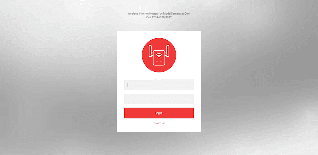 FLAT LOGIN PAGE