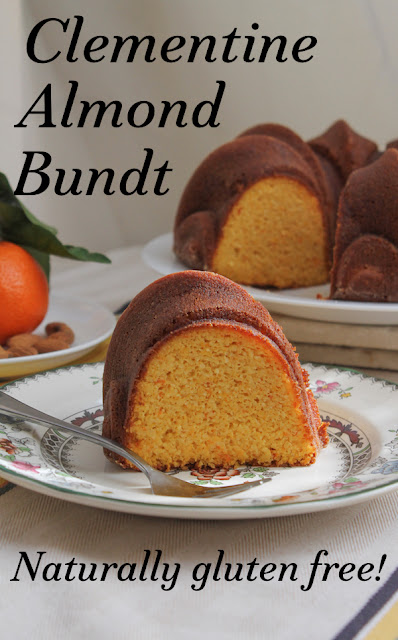 Food Lust People Love: Naturally gluten-free, this clementine almond Bundt is melt-in-your-mouth tender with a wonderful crumb that tastes buttery and rich, with the sweet and sharp flavors of tangy marmalade.