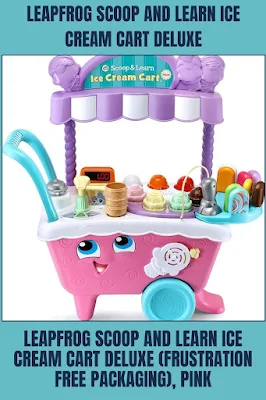 LeapFrog Scoop and Learn Ice Cream Cart Deluxe Comes in frustration-free packaging. Color Pink.