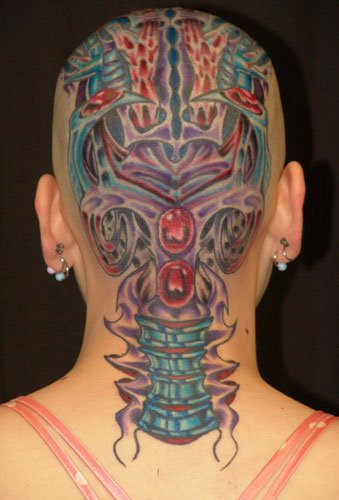 Her's some of BioMechanic Tattoo Pictures that I find when Googling