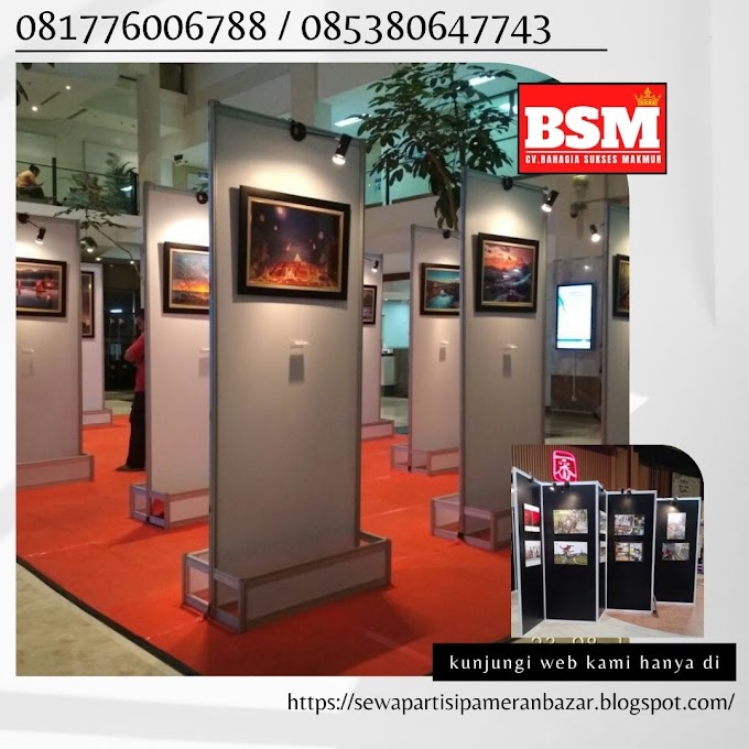 Sewa partisi pameran sewa panel photo kemayoran 