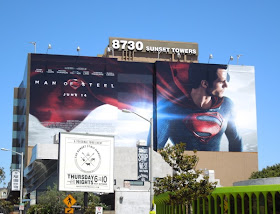 Man of Steel movie billboard