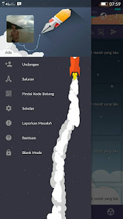 BBM MOD Rocket Theme Versi Terbaru Download Gratis