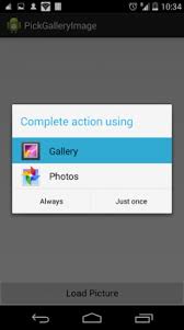 How to Android Pick/Select images from gallery