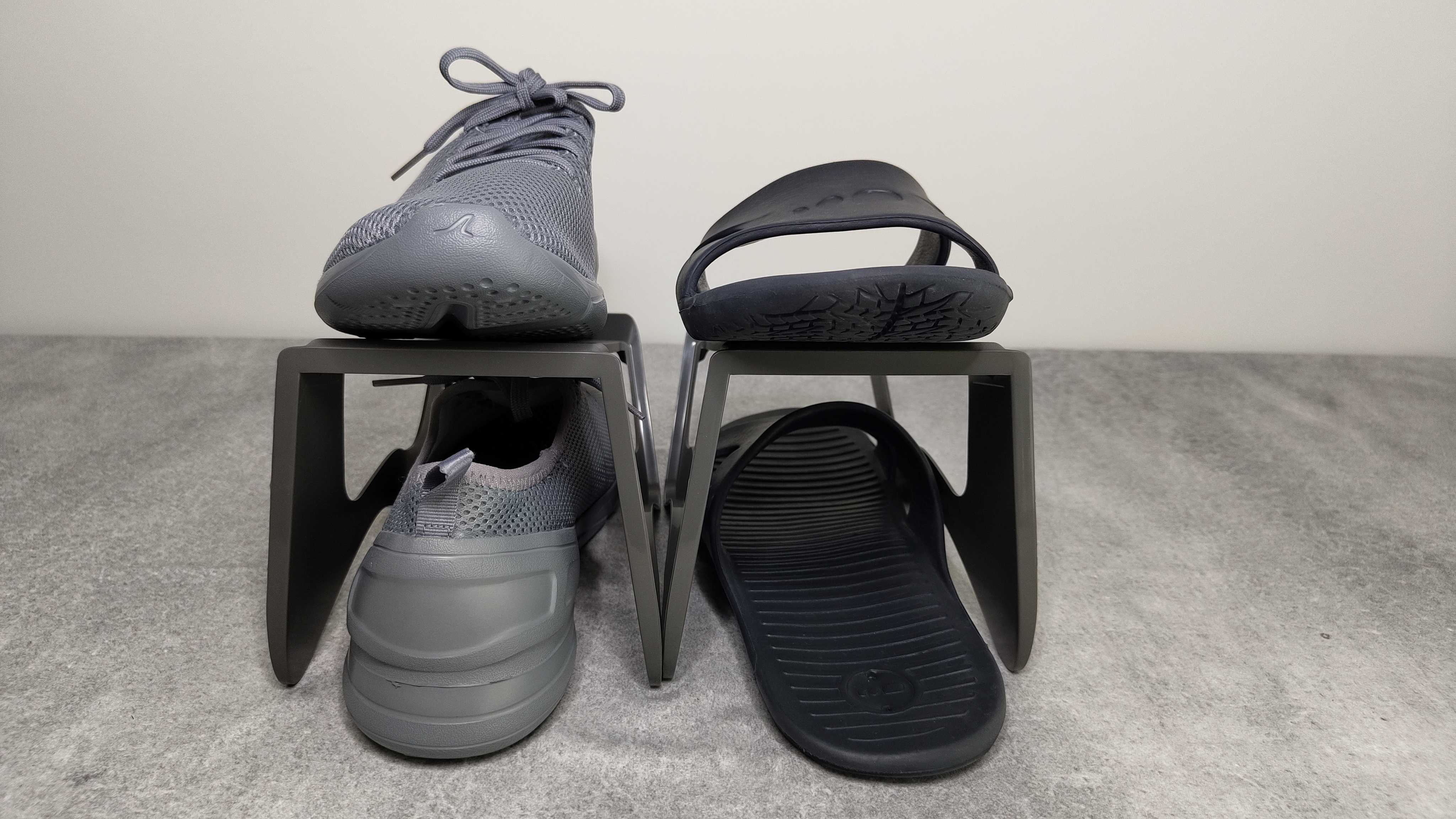MURVEL Shoe organizer, gray, 5 ½x5 ½x9 ½ - IKEA