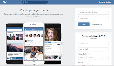 Cara Membuat Akun VK VKontakte Terbaru Mudah dan Gratis