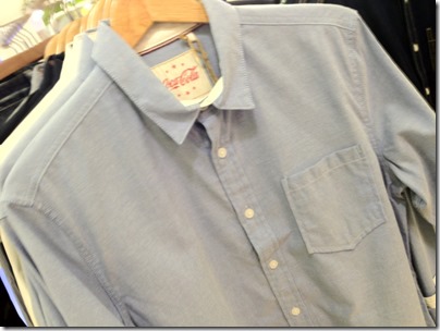 Coca-cola chambray shirt