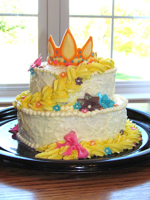 Rapunzel Birthday Cake on Party Crafting  Rapunzel Birthday Cake