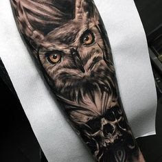 Owl tattoos ideas + design รอยสักรูปนกฮูก