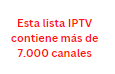 Esta lista IPTV contiene más de 7.000 canales