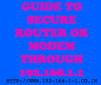 Secure Wifi Router 192.168.1.1 Password