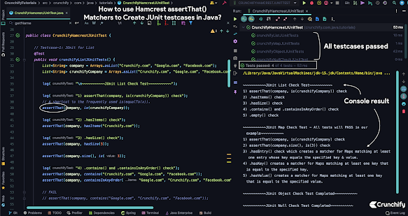 best free course to learn Hamcrest