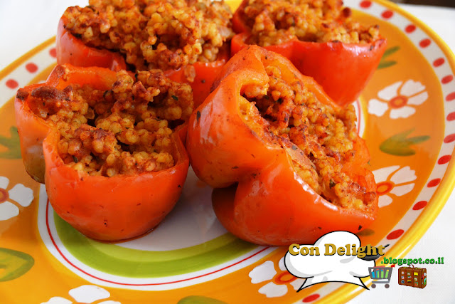 פלפל ממולא Stuffed peppers