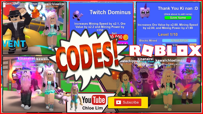 Roblox Mining Simulator 5 Codes Twitch Codes Big Sho!   ut Out Gem - roblox mining simulator 5 codes and twitch codes big shout out gem specialist