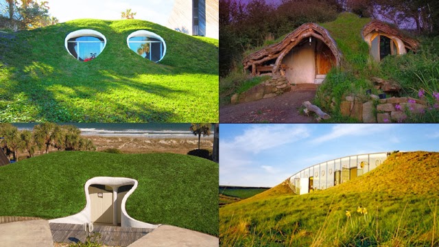 90 Foto Desain Rumah Hobbit Terlihat Keren 