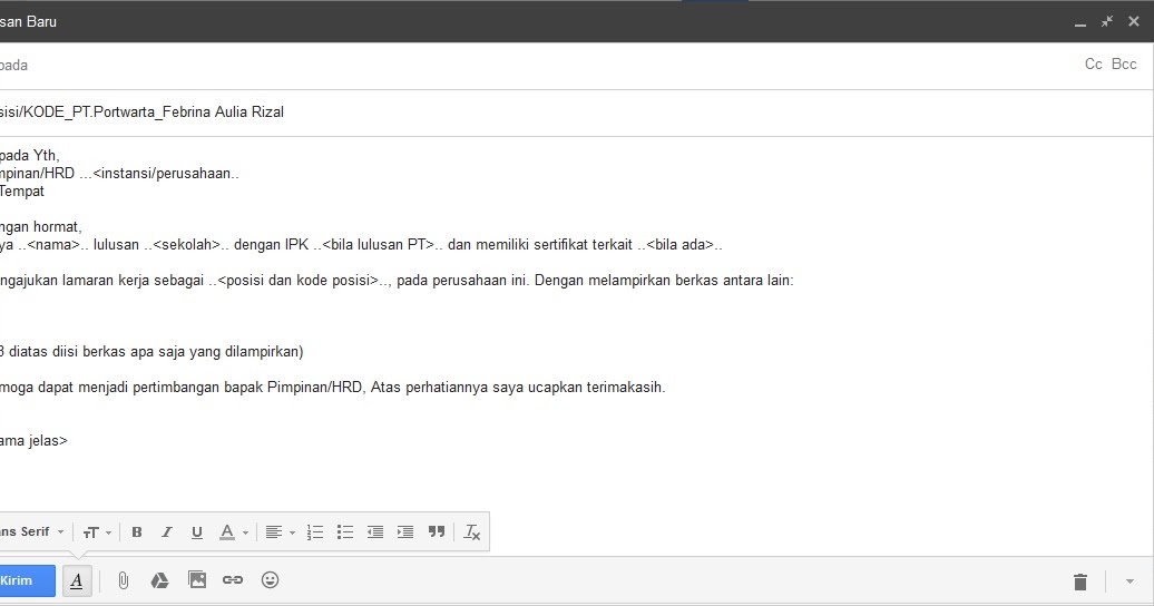 Jitu Cara Mengirim Lamaran Kerja Via Email agar Lolos 