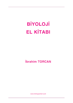 Limit Yayınları Biyoloji El Kitabı PDF indir