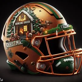 Bowling Green Falcons Christmas Helmets