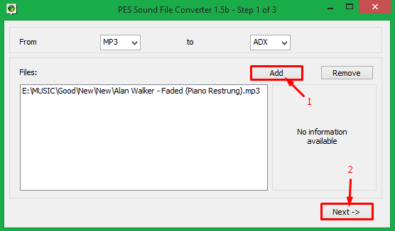 aplikasi pes sound file converter 1.5b