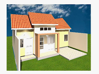 rumah mungil tipe 54