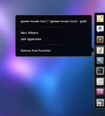 Gnome Shell Dock Extension