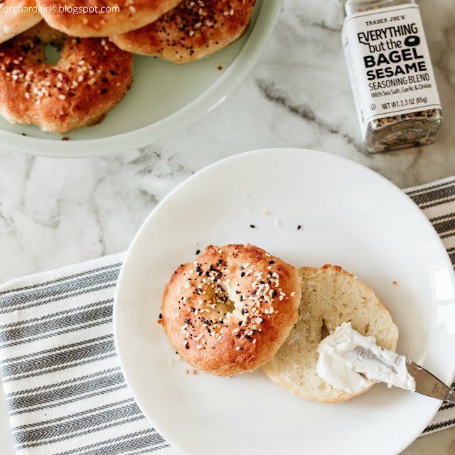 Low Carb Keto Everything bagels by Orchard Girls Blog