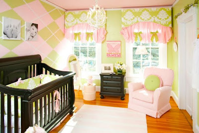 Lamb Baby Room on Baby Room Green And Pinkbaby Room Decals