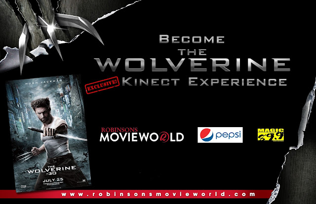 Robinsons Movieworld Leads the Local Launch of "Be The Wolverine Kinect Experience"