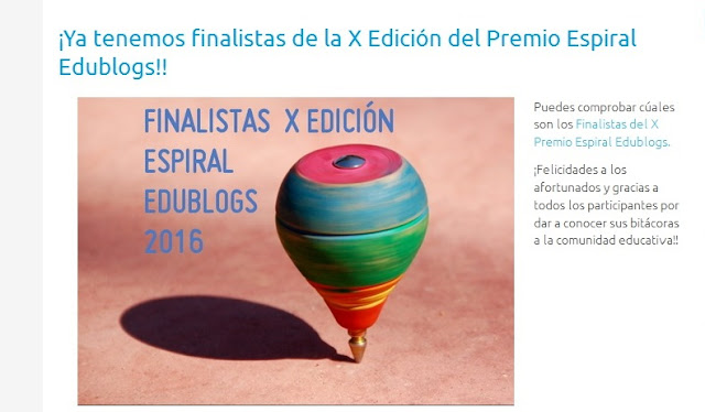 http://espiraledublogs.org/comunidad/Edublogs/recurso/finalistas-del-x-premio-espiral-edublogs/fdd7b772-fe68-4ff8-8a56-c101225120f9