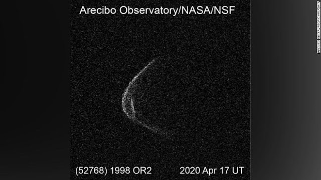 Photos and details of the giant asteroid that will fly by Earth today